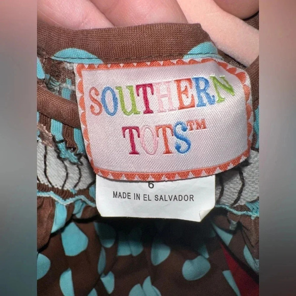 EUC Southern Tots Boutique Smocked Fall dress - Picture 5 of 5